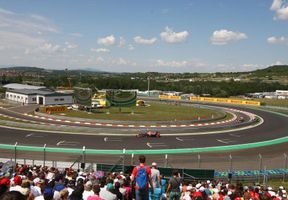 Hungaroring circuit tijdens de Formule 1 Grand Prix van Hongarije