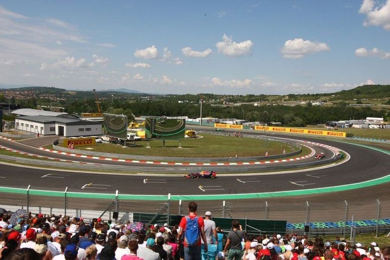 Hungaroring-Strecke während des Formel-1-Grand-Prix von Ungarn