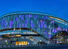 Buitenkant van het Tottenham Hotspur Stadium, thuisstadion van Tottenham Hotspur