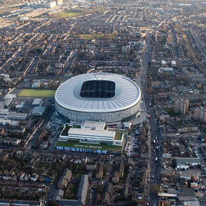 Tottenham stadium from air