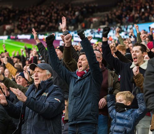 West ham fans